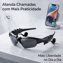 Óculos Bluetooth Inteligente Nuvion® SoundVision PRO – Chamadas, Música e Estilo Sem Fio